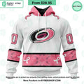 Carolina Hurricanes In October We Wear Pink Breast Cancer Hoodie