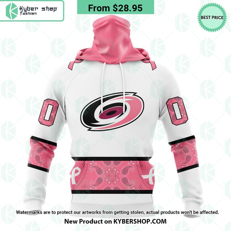 Carolina Hurricanes In October We Wear Pink Breast Cancer Hoodie