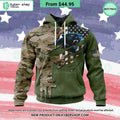 Carolina Panthers Camo Design Veterans Day Hoodie