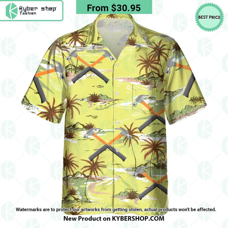 Carpenter Tools Hawaiian Shirt