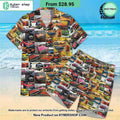 Cars from the 1960s Hawaiian Shirt