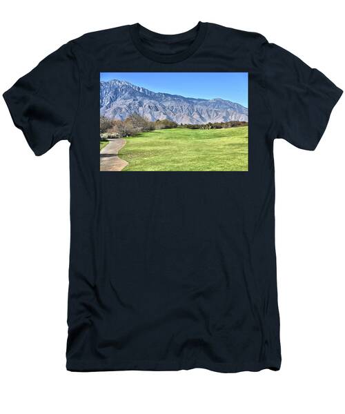 Cart Path Along Golf Course In Palm Desert California T-Shirt