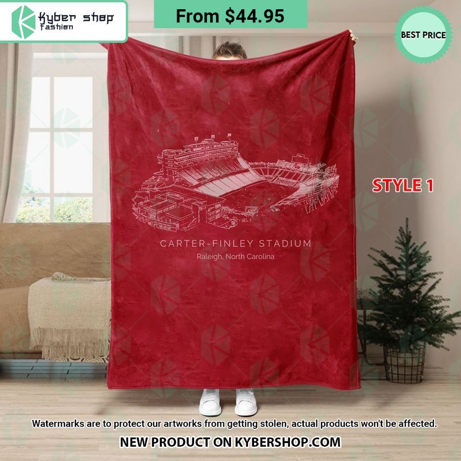 Carter–Finley Stadium NC State Wolfpack Blanket