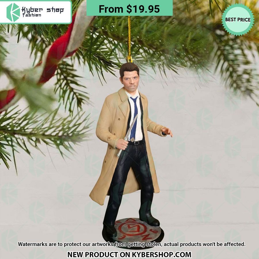 Castiel Supernatural Christmas Ornament