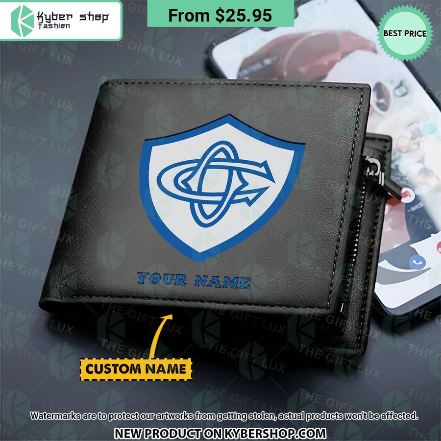 Castres Olympique CUSTOM Leather Wallet