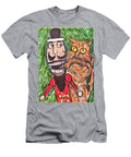 Cat Attacking Nutcracker Ornament T-Shirt