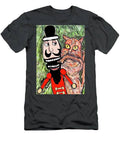 Cat Attacking The Nutcracker In A Christmas Tree T-Shirt