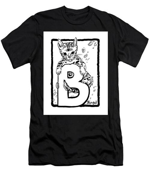 Cat Drawing Bengal T-Shirt