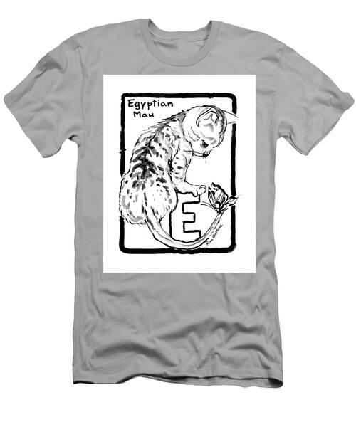 Cat Drawing Egyptian Mau T-Shirt