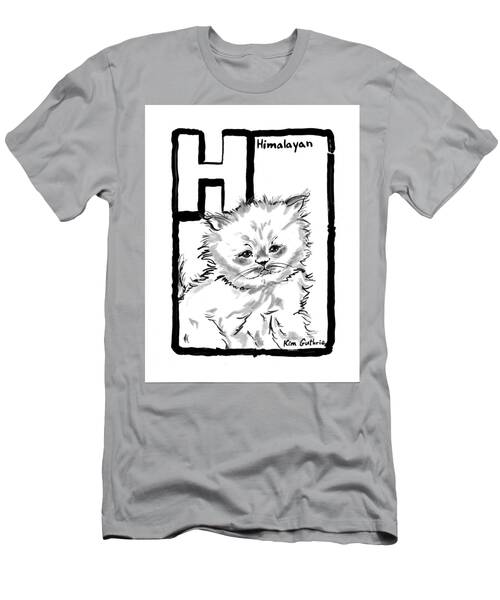 Cat Drawing Himalayan T-Shirt