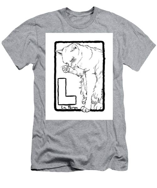 Cat Drawing La Perm T-Shirt