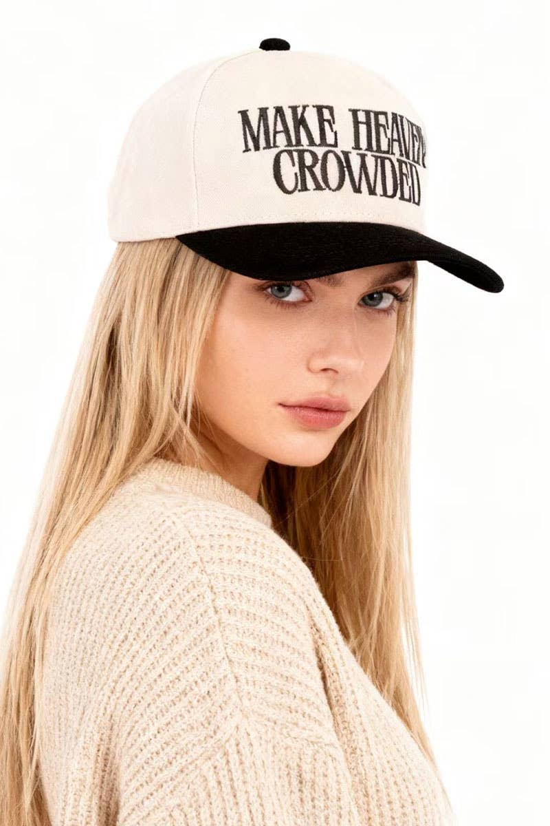 Heaven Two Tone Canvas Cotton Cap