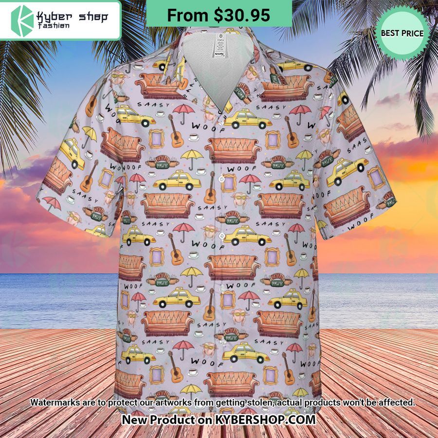 Central Pawk FRIENDS Hawaiian Shirt