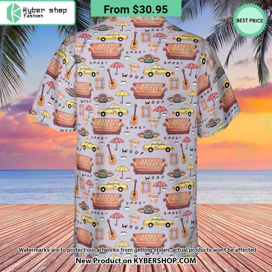 Central Pawk FRIENDS Hawaiian Shirt