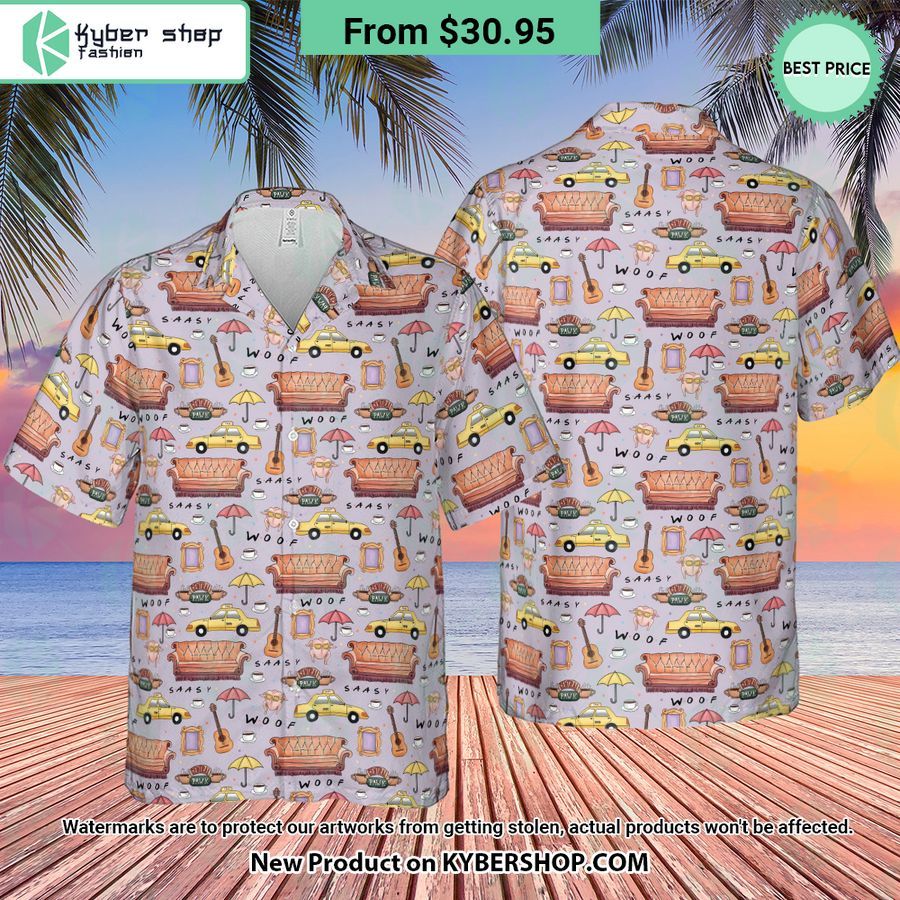 Central Pawk FRIENDS Hawaiian Shirt