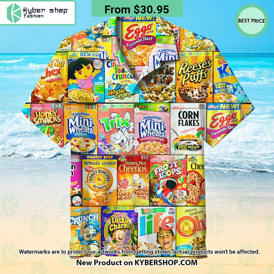 Cereal Box Hawaiian Shirt