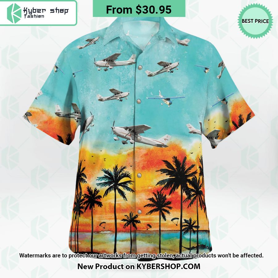 Cessna-172 Skyhawk Hawaiian Shirt