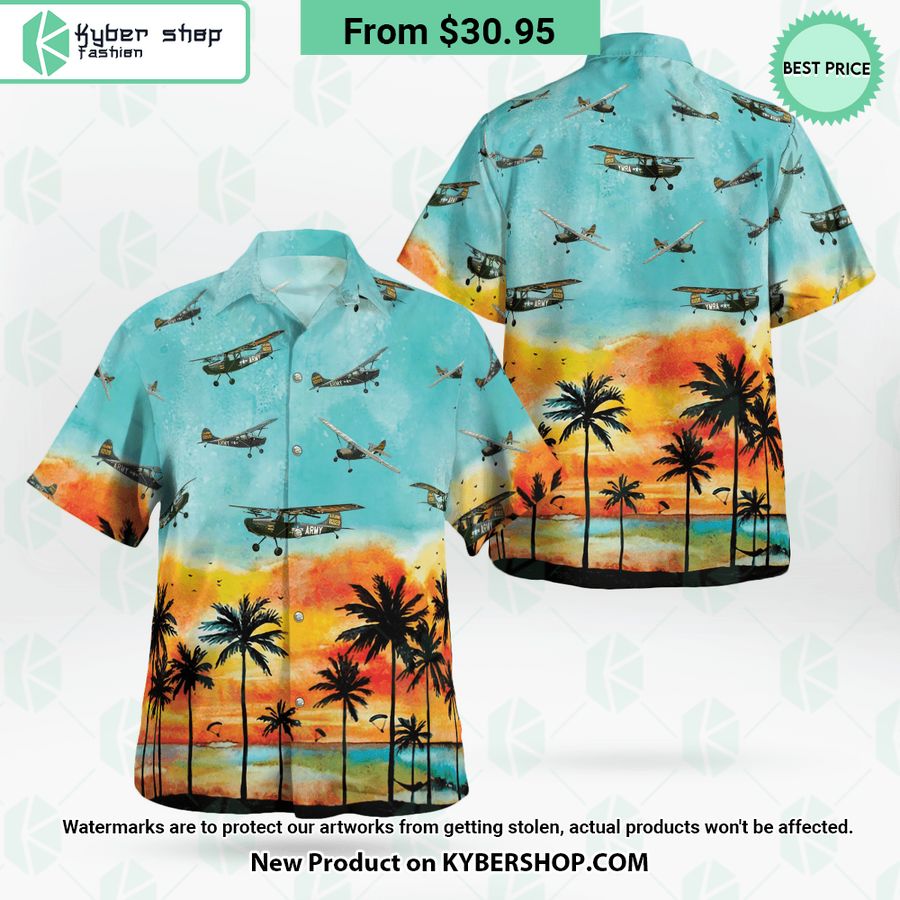 Cessna L-19 O-1 Bird Dog Hawaiian Shirt
