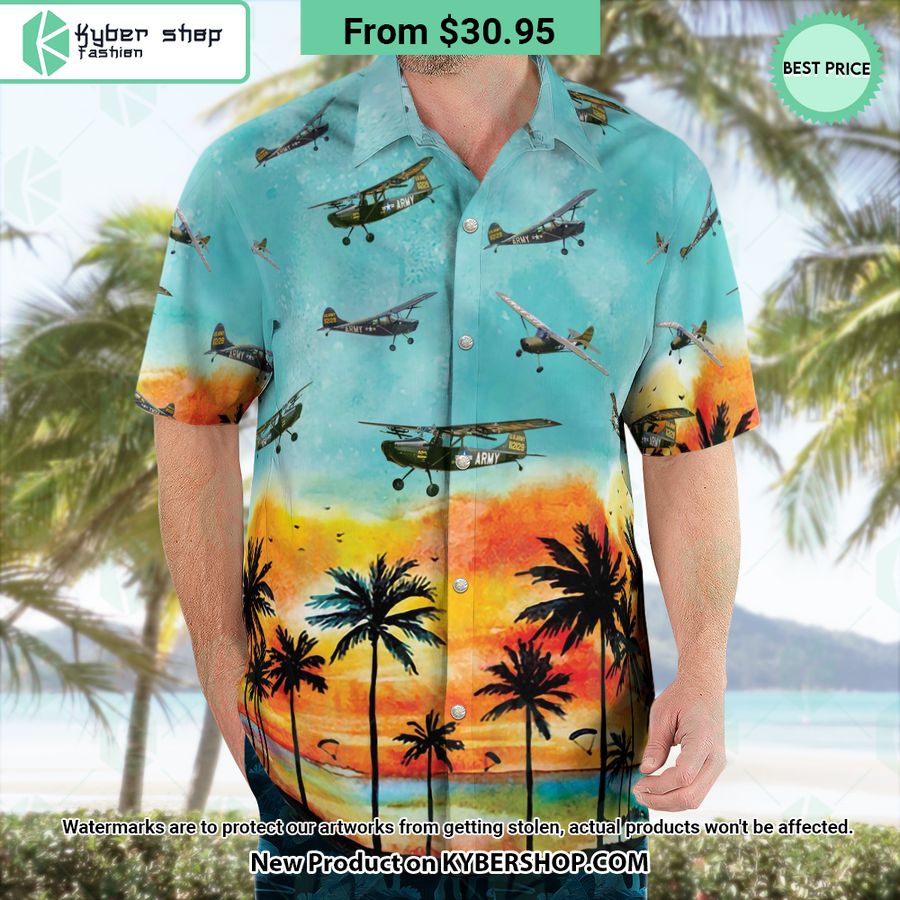 Cessna L-19 O-1 Bird Dog Hawaiian Shirt