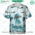 Cessna L-19 O-1 Bird Dog Palm Hawaiian Shirt