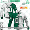 CFL Saskatchewan Roughriders Mix Jersey Style CUSTOM Hoodie