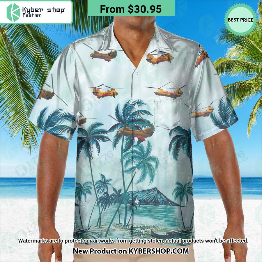CH-113 Labrador Palm Hawaiian Shirt