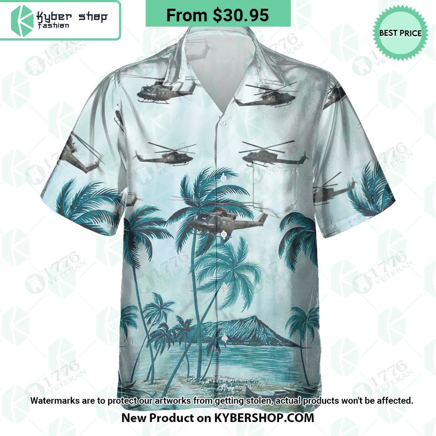 CH-146 Griffon Palm Hawaiian Shirt