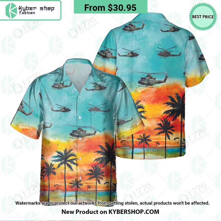 CH-146 Griffon Sunset Hawaiian Shirt