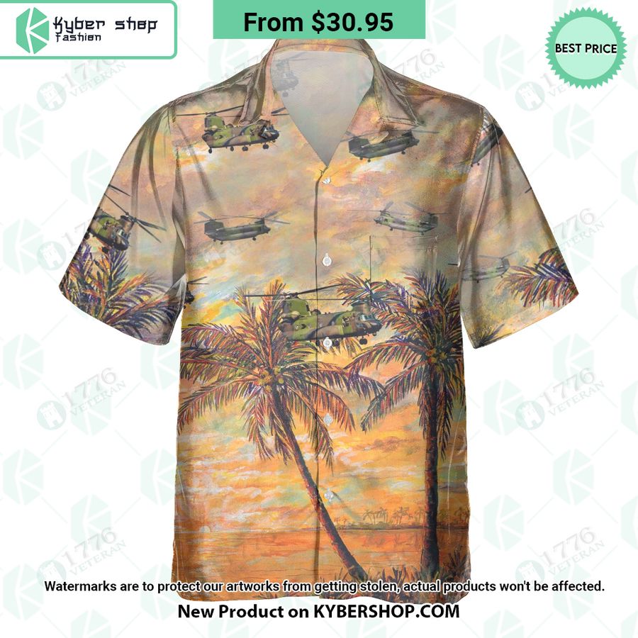 CH-147F Chinook Hawaiian Shirt