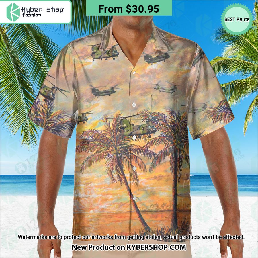 CH-147F Chinook Hawaiian Shirt