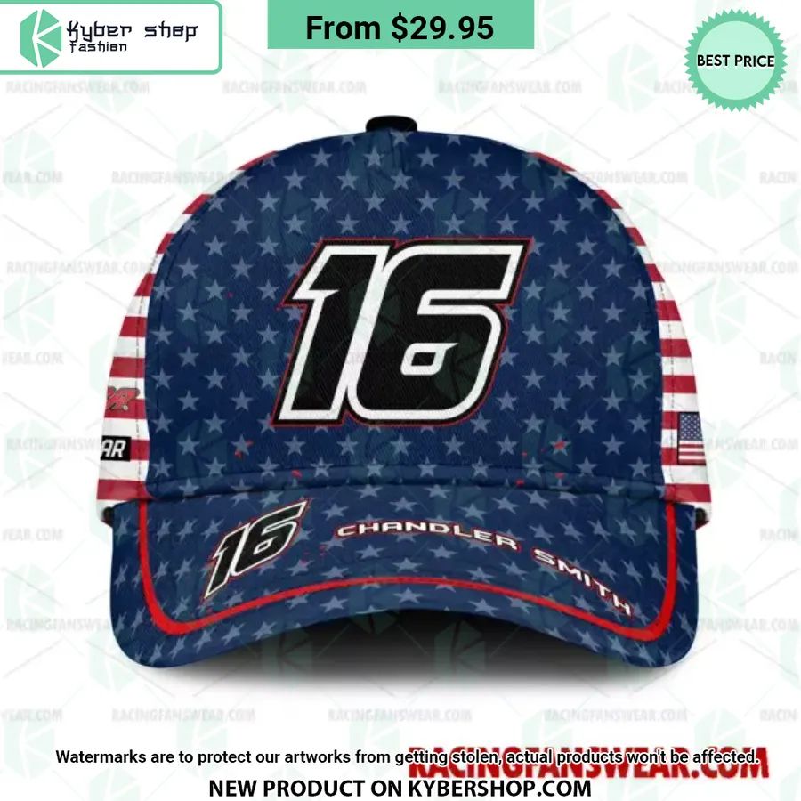Chandler Smith NASCAR Racing Independence Day Hat