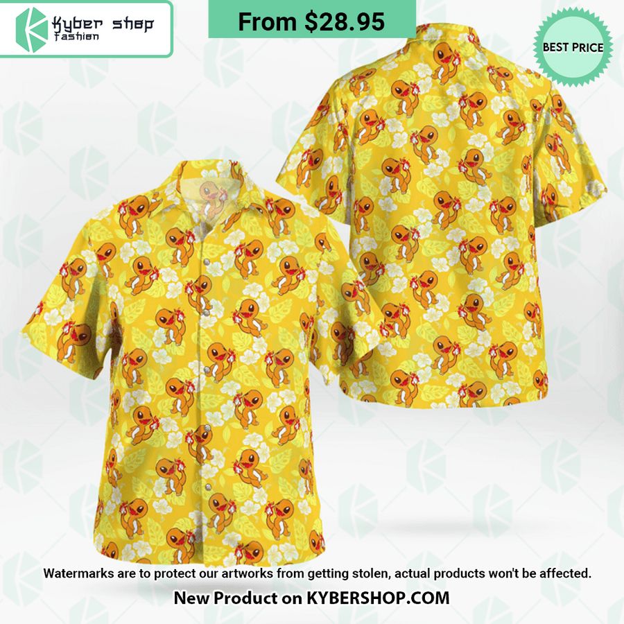 Charmander Hawaiian Shirt Shorts