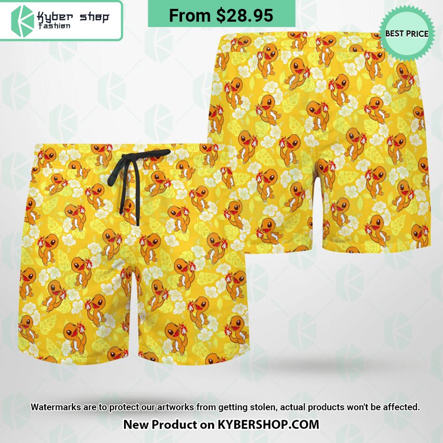 Charmander Hawaiian Shirt Shorts