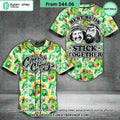 Cheech And Chong Best Buds Stick Together Tie Dye Baseball Jersey