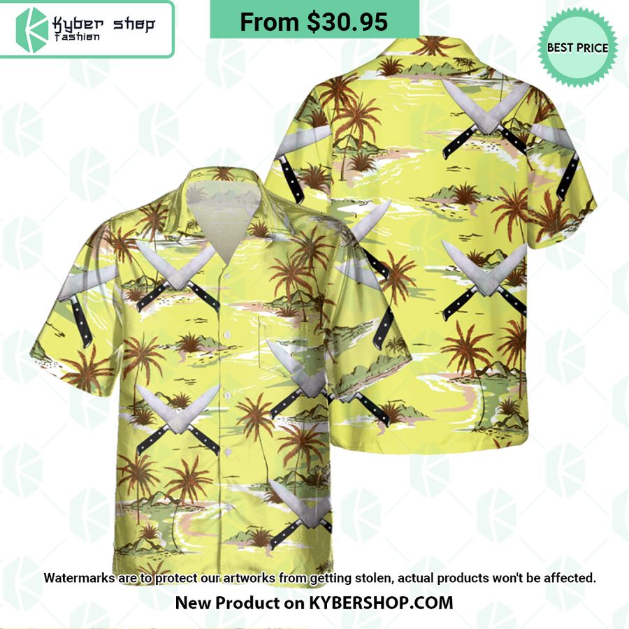 Chef Knife Hawaiian Shirt