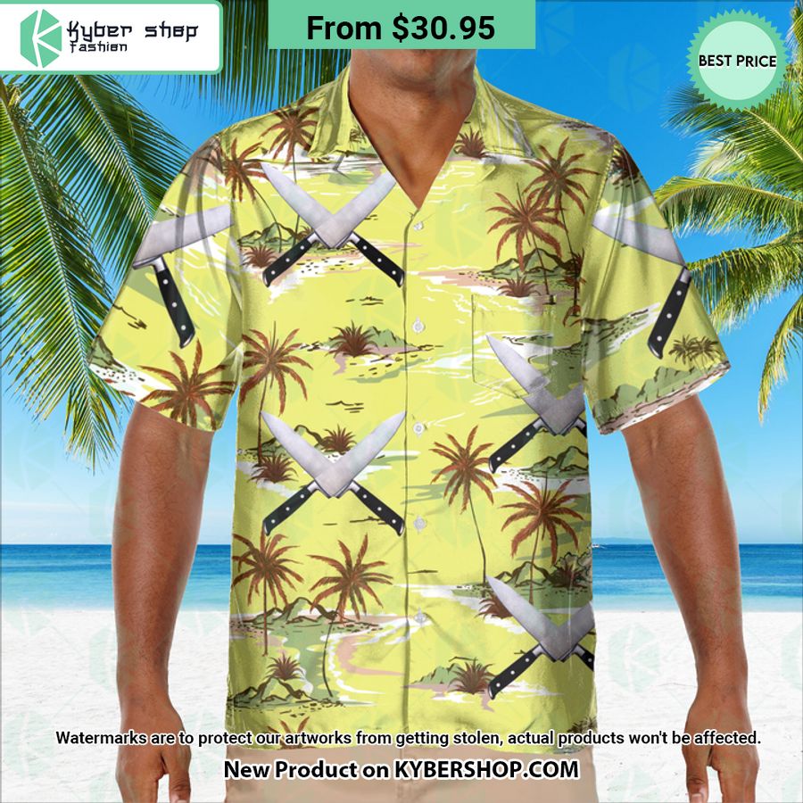 Chef Knife Hawaiian Shirt