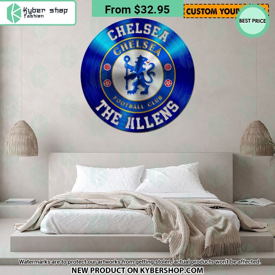 Chelsea FC CUSTOM Metal Sign