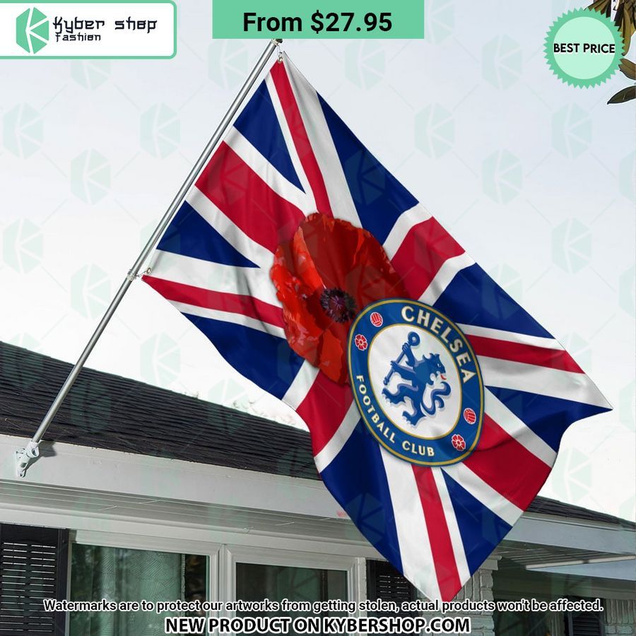 Chelsea FC Remembrance day Flag