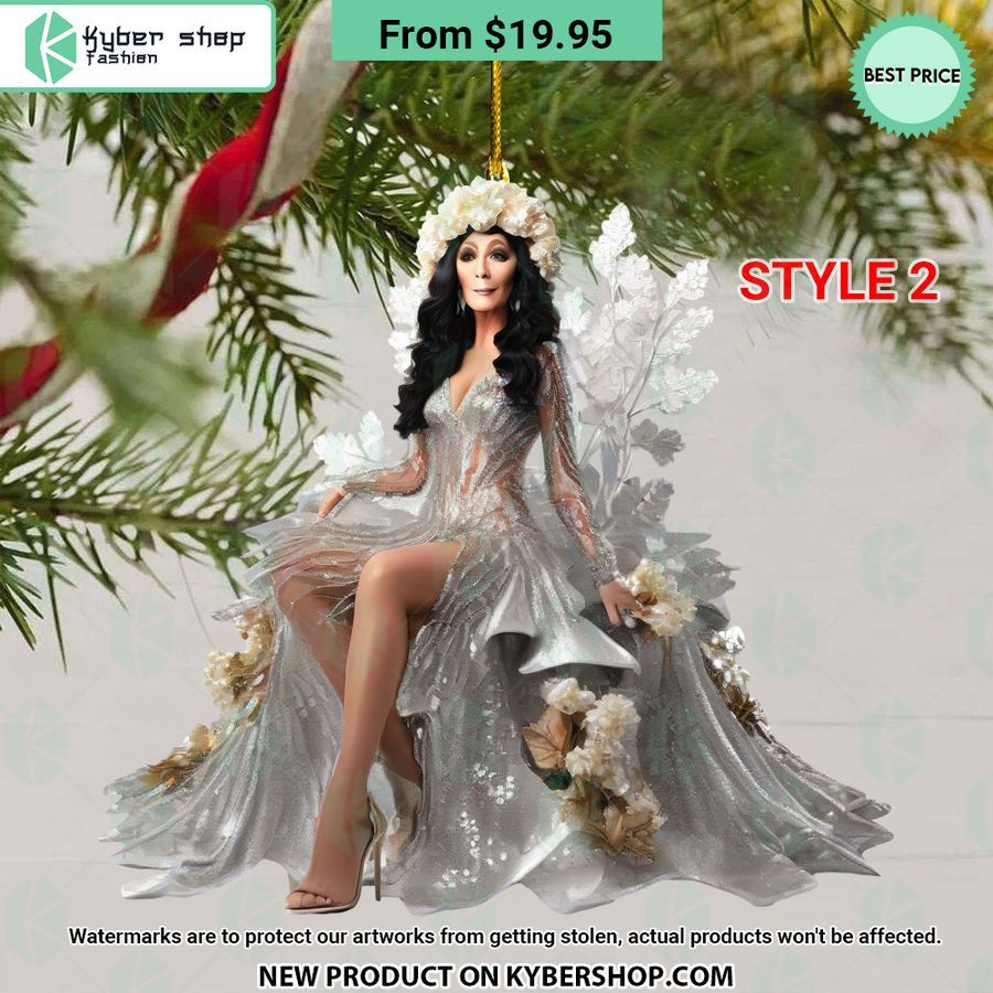 Cher Christmas Ornament