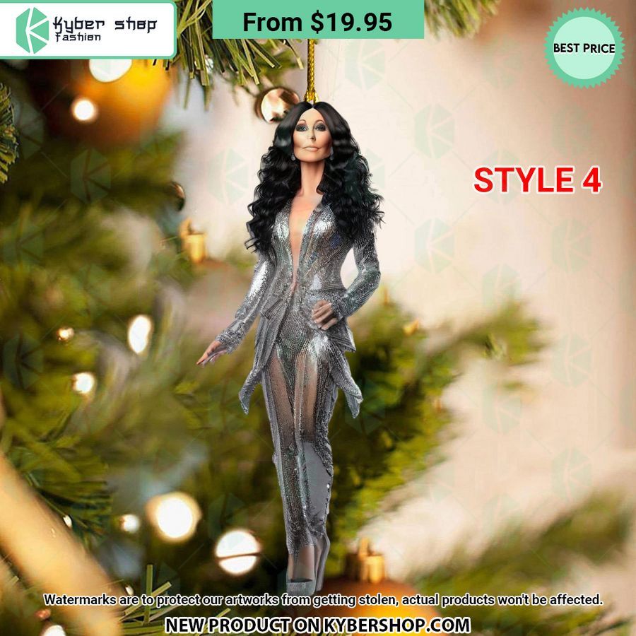 Cher Christmas Ornament