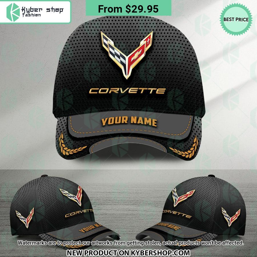 Chevrolet Corvette CUSTOM name Cap