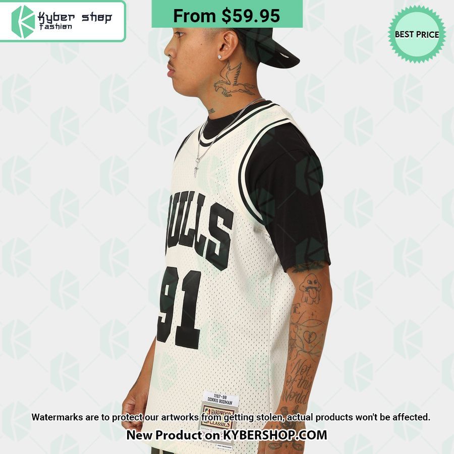 Chicago Bulls Dennis Rodman 91 Basketball Jersey