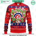 Chicago Cubs Grinch Christmas Sweater