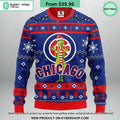 Chicago Cubs Grinch Ugly Christmas Sweater