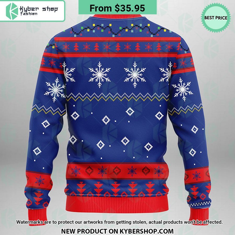 Chicago Cubs Grinch Ugly Christmas Sweater