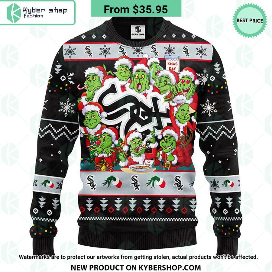 Chicago White Sox Grinch Christmas Sweater