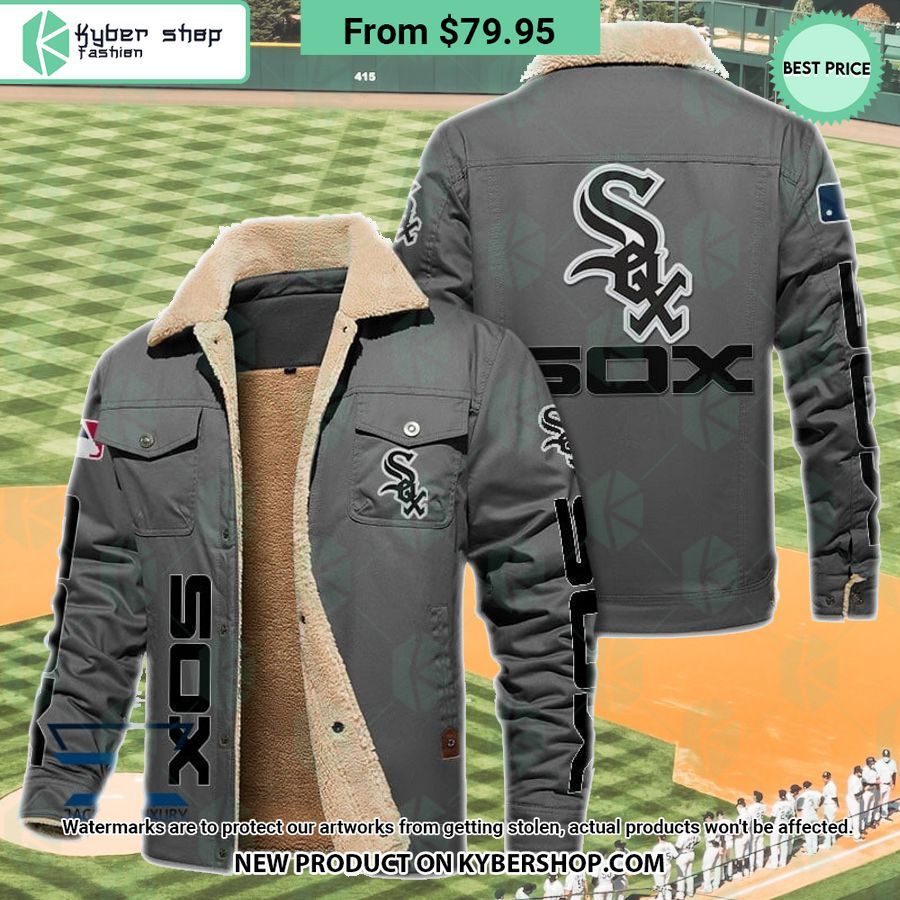 Chicago White Sox MLB Fleece Leather Jacket