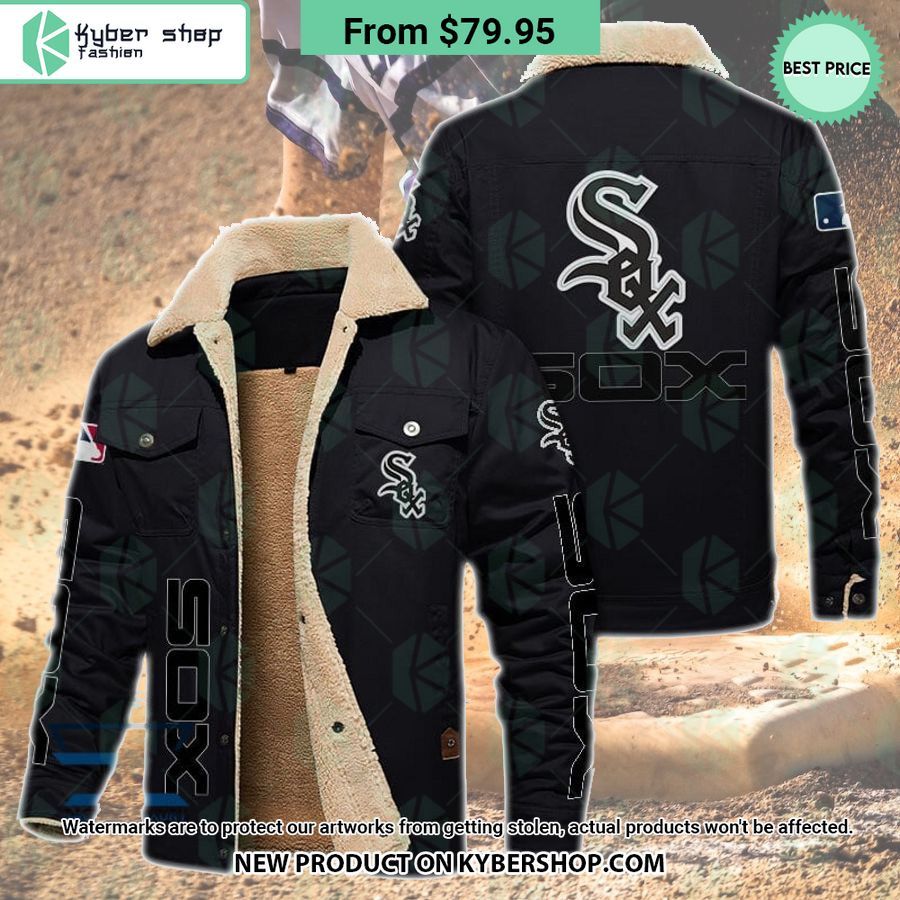 Chicago White Sox MLB Fleece Leather Jacket