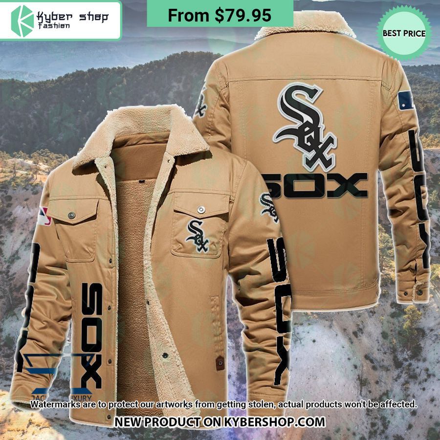 Chicago White Sox MLB Fleece Leather Jacket