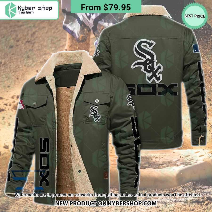 Chicago White Sox MLB Fleece Leather Jacket